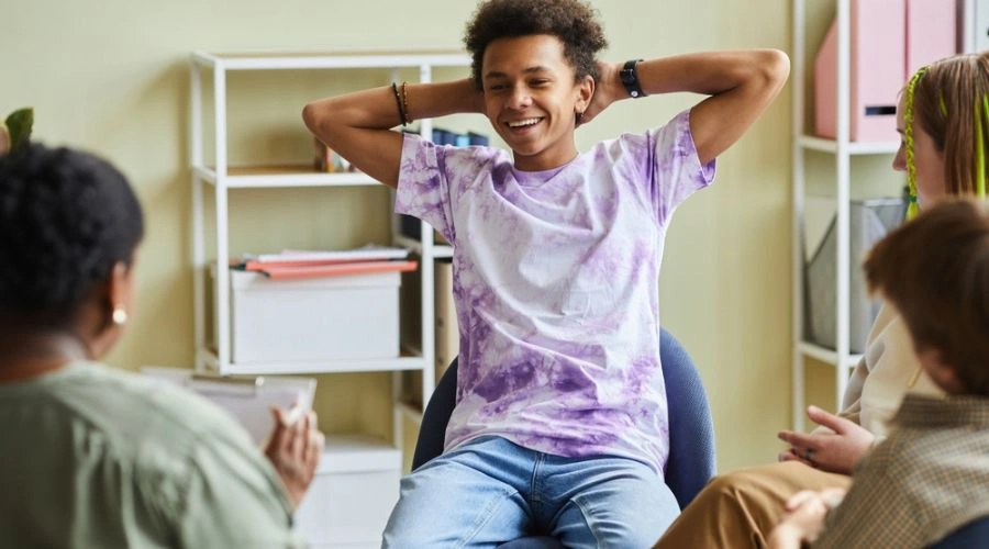 Teens find that group therapy is their favorite part from Rehab