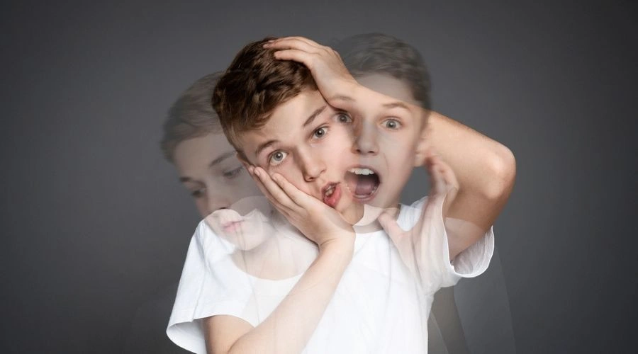 Image of multi-personality teen with Bipolar disorder