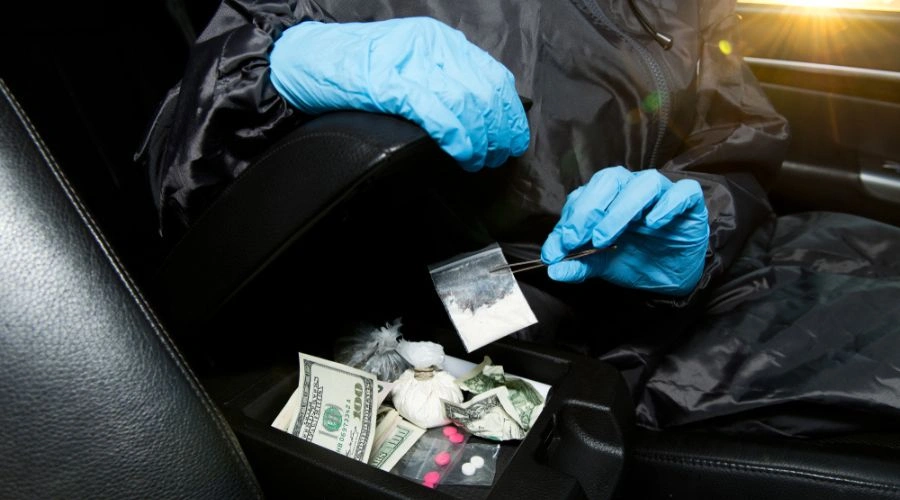 Possession of meth in a bag at a school zone brings additional penalties