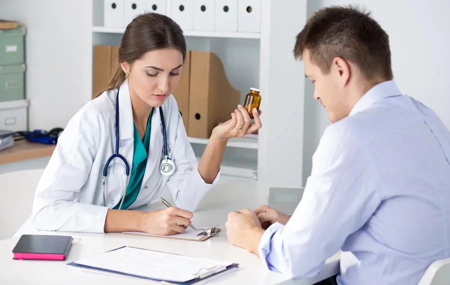 Teenage Detox Addiction Treatment at Artemis between administrator and patient