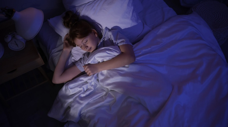 Image of a female teen sleeping to Improve Mood and Emotional Regulation